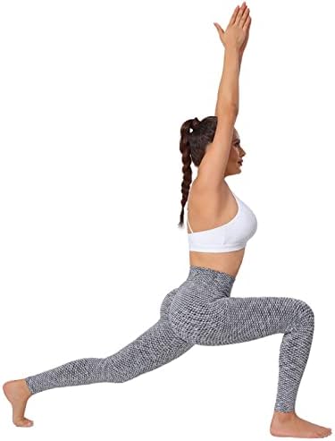 Leggings para mulheres barriga de controle de ioga de comprimento completo!