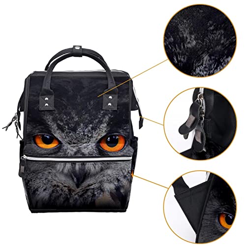 Mochila de fraldas de impressão de coruja mochila mamãe de grande capacidade Bolsa de enfermagem de bolsa de enfermagem para cuidados