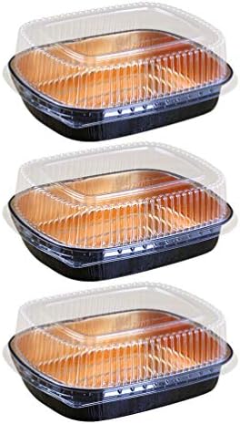Recipientes de cupcakes Doitool 3 conjuntos Sushi Box Recipientes de plástico Togo com tampa Preparação de refeições de tampa Recipientes
