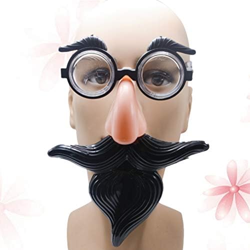 Soimiss 1 PCs delicados óculos de design de bigode falsos para festa de fantasia de Halloween para óculos de maquiagem doméstica
