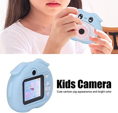 Câmera digital portátil, câmera infantil de 2,0 polegadas IPS IPS LCD Screen 1080p HD Câmera de vídeo digital para crianças multifuncionais para os brinquedos de aniversário de 3 a 10 anos