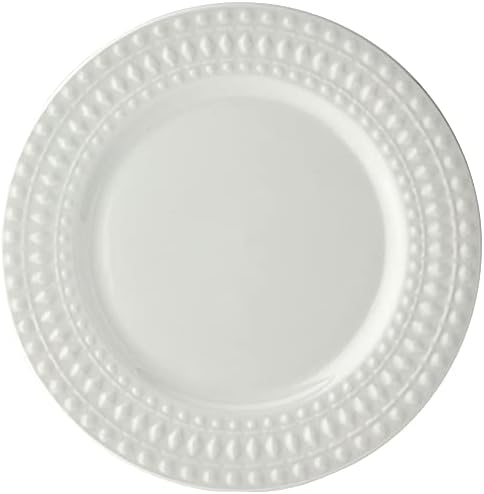 Elle Décor Amelie Round Dinnerware Conjunto-Jantar de porcelana de 16 peças Conjunto de jantar com 4 prato, 4 pratos