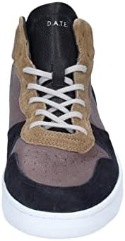 DATA. Athletic-shoes mens em couro cinza