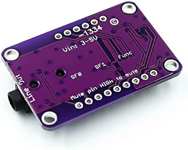 N/A UDA1334A Módulo DAC CJMCU -1334 UDA1334A I2S Decodificador de áudio DAC DAC Placa de módulo de decodificador