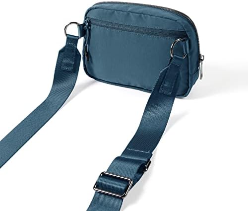 Bolsa de crossbody Ododos com cinta ajustável pequena bolsa de ombro para treino correndo viajando para caminhadas, azul