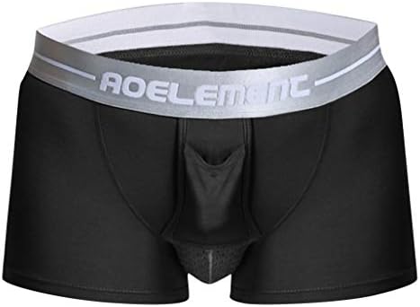 SSDXY Men's Breathe Underwear Comfort Bullet Separation Scrotum Underpants Fisiological Boxer Briefs