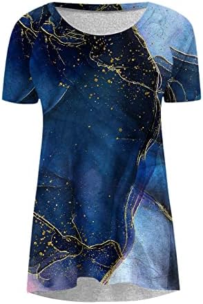 Camisa superior para meninas adolescentes de verão de etono de capa curta 2023 Roupas Fashion Codtern Crewneck Graphic Loose Fit