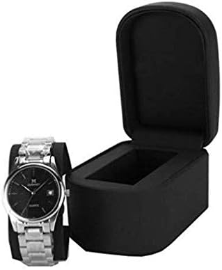 Caixa de relógio UxzDX CuJux - Caixa de presente preta assistir Brincos da caixa original Caixa de embalagem