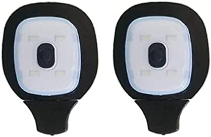 Prizom 2pcs USB Cap de gorro LED recarregável, lanterna sem mãos, Fácil Instalação FAREIRO DE FARIÇO RÁPIDO