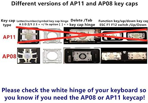 Substituição Individual AP08 Tipo J A tampa e as dobradiças são aplicáveis ​​ao MacBook Pro Modelo A1425 A1502 A1398 para o teclado