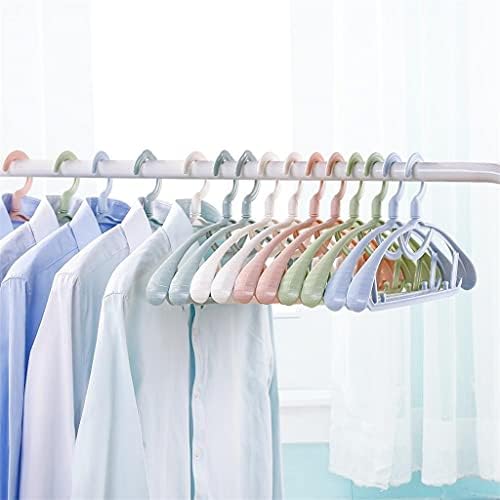 Sawqf 10pcs/conjunto engrossar um cabide de roupas de plástico de ombro largo para vestuário para casaco Rack de armazenamento
