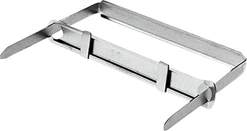 ACCO 70724 Fixadores de ponta de duas peças, tampa de 3-1/2 polegadas, 8-1/2 polegadas, prata, 50/bx