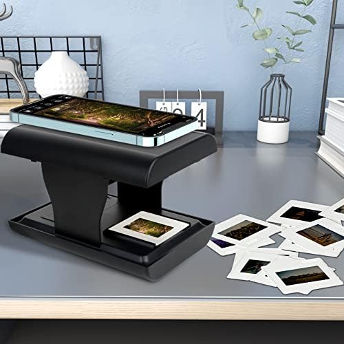 DGODRT Mobile Film Scanner, slide de 35 mm e scanner negativo para slides antigos para JPG, adequado para iPhone e smartphone, suportar