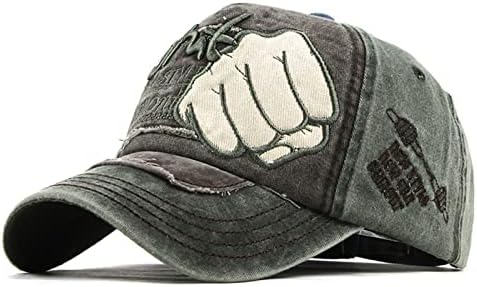 Qlazo grisões chapéus unissex de algodão ao ar livre bordou tampas de beisebol unissex ajustáveis