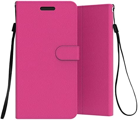 Cases para a caixa Nokia G400, estojo de carteira Nokia G400 com capa de clipe de couro com cinta de mão para Nokia G400 5G 2022 N1530DL Holder Kickstand para Nokia G400 5G Caso de telefone rosa quente para mulheres homens