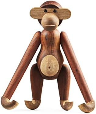 Rosendahl Teak Macaco de madeira, Médio 28cm, 11