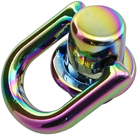 Youliang 6pcs colorido botão de botão de cabeça de anel colorido Botão de parafuso de bracelete