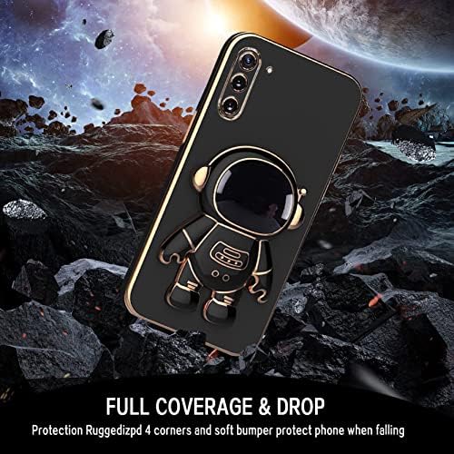 Awzhydt Galaxy Note 10 Caso para suporte de astronautas, projetado para a caixa de telefone Galaxy 10G 4G/5G eletroplatada 6D,