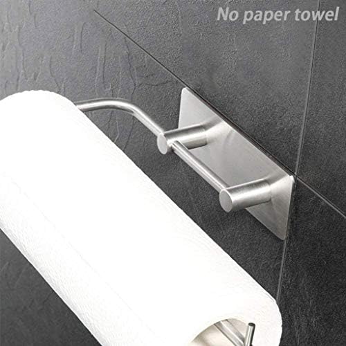 Tecido WSSBK Durável porta de aço inoxidável ， adesivo papel toalha de papel higiênico Punch Storage Grátis
