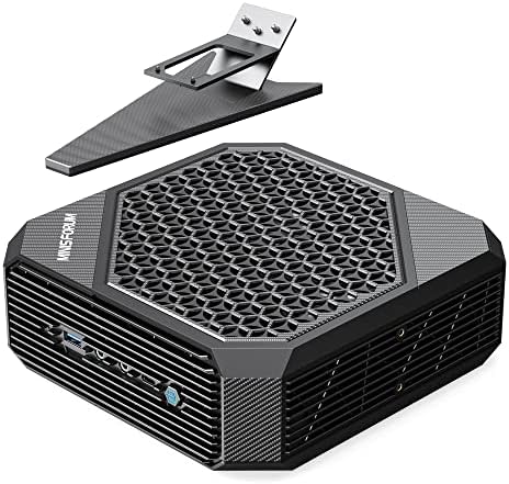 Minisforum Netune Series HX80G Mini PC AMD RYZEN 7 5800H Windows 11 Pro Desktop Computador, DDR4 32 GB RAM+1TB SSD, 2X HDMI & 2X