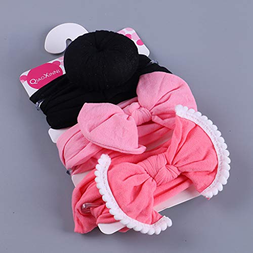 Baby Girl Bows and Heads Bands BandBand Set Girls Girls 3pcs Acessórios para bebês