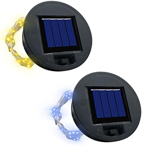 A rega solar pode luzes de reposição - painel solar com luzes de corda LEDs à prova d'água de lanterna solar de lanterna de lanterna de lanterna