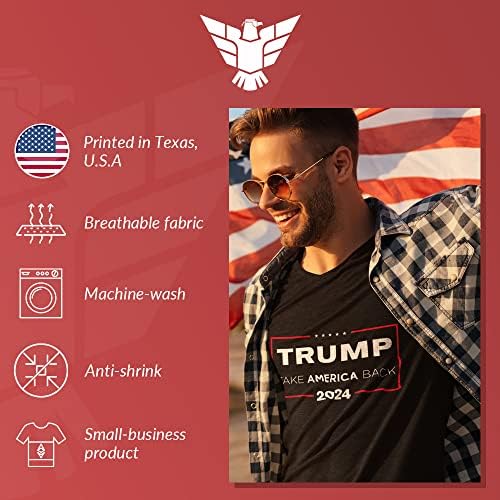 GunShawtees leva a América de volta Trump 2024 camisa