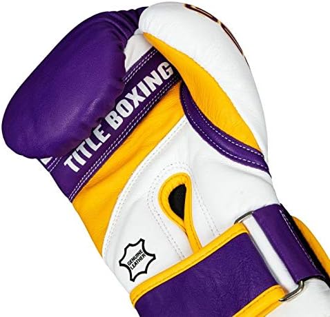 Título Boxing Gel World V2T Bag luvas, roxo/branco/ouro, x-large