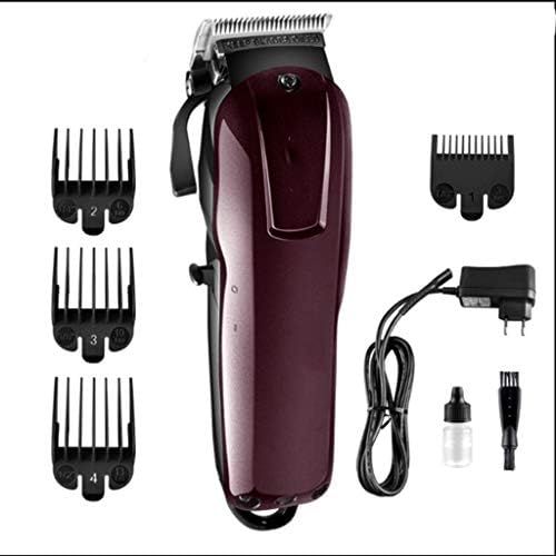 Aparadores de cabelo masculinos de gfdfd Clippers de cabelo elétricos, kit de manobra de barba recarregável sem fio com 15 configurações