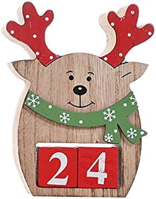 Calendário de Natal, contagem regressiva do advento de Santa Calendar Decoração de Natal Glitter Christmas Tree