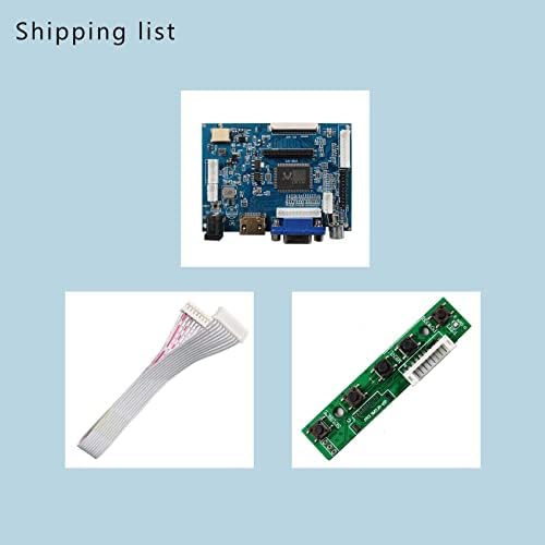 HDMI VGA 2AV LCD Controller Board por 6,5 at065tn14 7 at070tn92 at070tn94 8 at080tn64 9 at090tn12 800x480 50pins LCD Tela