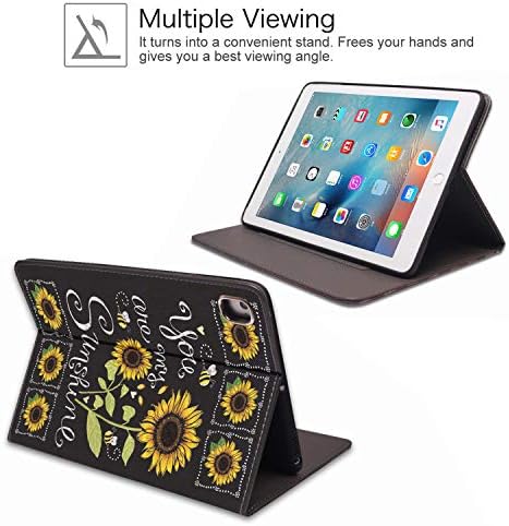 Cague do iPad mini 5, mini 4 estojo, ipad mini 1/2/3 estojo, caixa de couro protetora, estação automática de suporte ajustável/sono