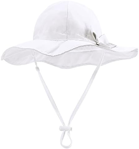 Durio upf 50+ Proteção solar abrangente Baby menina chapéu de sol fofo de verão praia bebê chapéu de sol do sol bebê chapéus