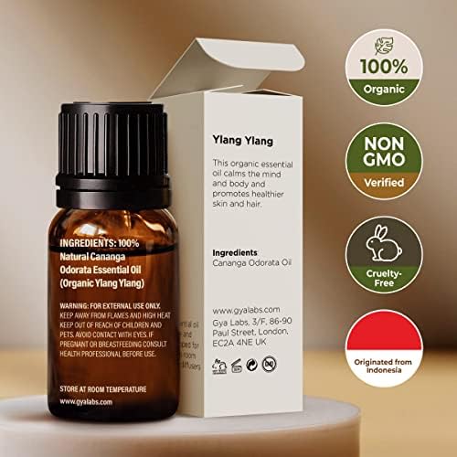 Óleo essencial de patchouli orgânico para difusor e óleo essencial de Ylang Ylang para o conjunto de peles - de óleos essenciais
