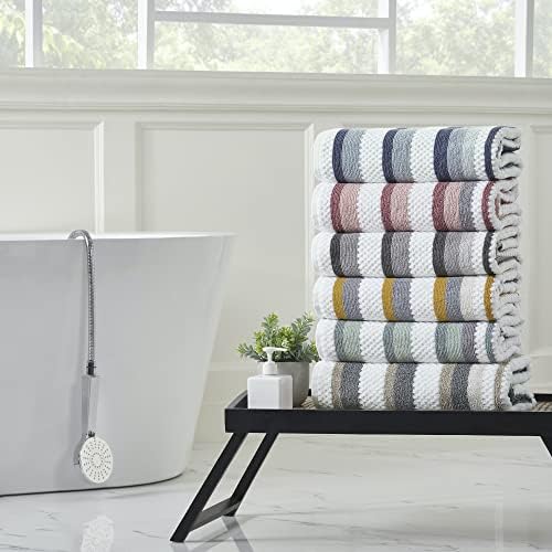 Foscos modernos PAX 6 peças Reversível Set toalhas Jacquard Toalhas - Toalhas de banho, toalhas de mão e panos -