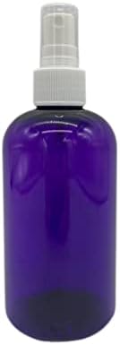 Fazendas naturais 8 oz Purple Boston BPA Garrafas grátis - 2 pacote de contêineres vazios recarregáveis ​​- óleos
