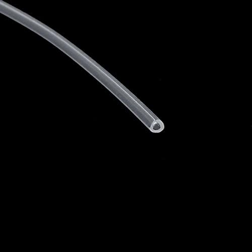 Aexit 2m de 6,6ft Gerenciamento de cabo 1mm x 2mm Tubo de tubo de tubulação PTFE para mangas de cabo de impressora 3D Repraprapão