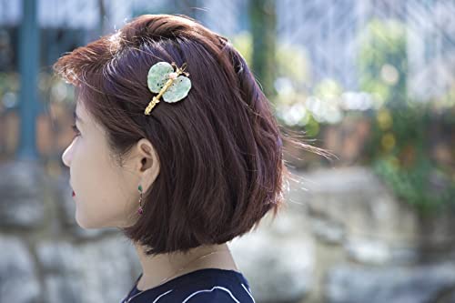 Naschenka Tradicional Butterfly Phoenix Flower Wedding Hair Pin para cabelos grossos com prata 나스첸카 헤어 핀 1163279