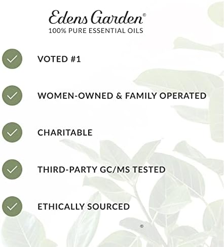 Óleo essencial do Top Edens Garden 12 Conjunto, melhor kit puro de aromaterapia, 10 ml