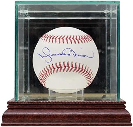 Mariano Rivera New York Yankees assinou o beisebol oficial da MLB com fanáticos por mlb de caso - beisebol autografado