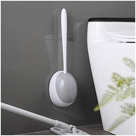 Escova de silicone leve pincel de cabeça de vaso sanitário, ferramenta de limpeza de drenagem rápida, acessórios para o