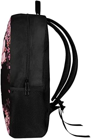 Afpanqz Cherry Blossom Axolotl Backpack Livro de bolsas escolares de grande capacidade para meninos meninas Casual Daypacks Mack