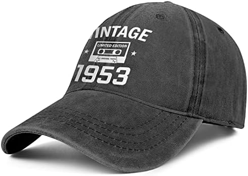 Presentes engraçados de 70º aniversário para homens Men Vintage 1953 Cap para a mulher de 70 anos, homem, pai amigo