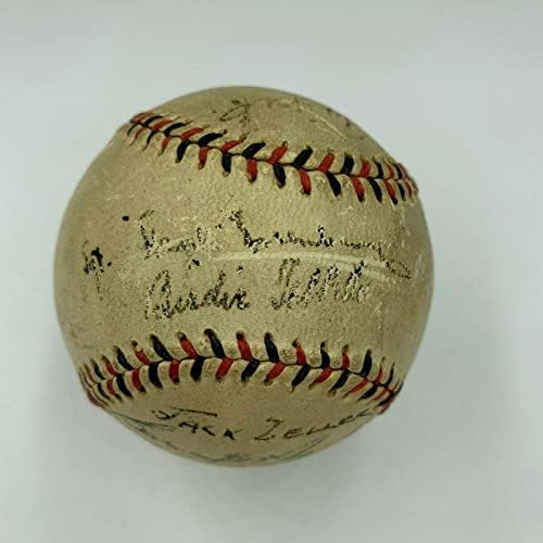 Extraordinário sargento Hank Greenberg 1941 Detroit Tigers assinado Baseball JSA - Bolalls autografados