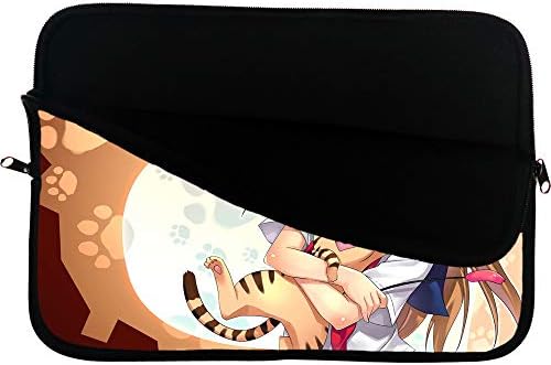 Nyan Koi Anime Laptop Bolsa de laptop de 15 polegadas Caixa de laptop com superfície de mousepad - Proteja todos os seus dispositivos
