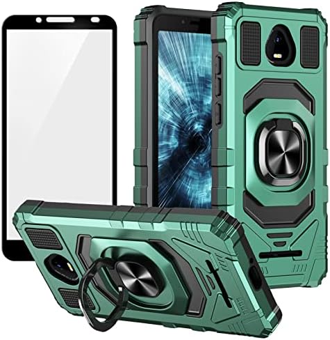 Ailiber Phone Case para Schok Volt SV55 SV55216, Caixa Schok Volt Sv55 com protetor de tela, anel Kickstand para montagem