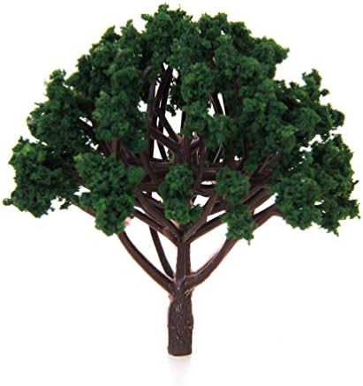Árvores em miniatura Mini árvores Modelo Trees Acessórios Modelo Cenário de trem Trees de arquitetura de 20pcs cenário
