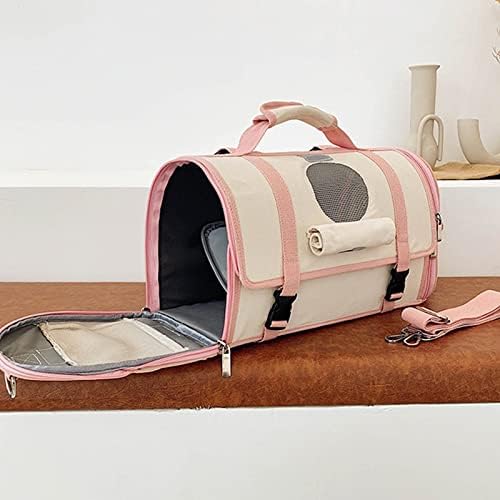 Backpack Pet Travel Saco portátil Bolsa de gato dobrável portadoras de animais de estimação de dissipação de calor suprimentos para animais de estimação