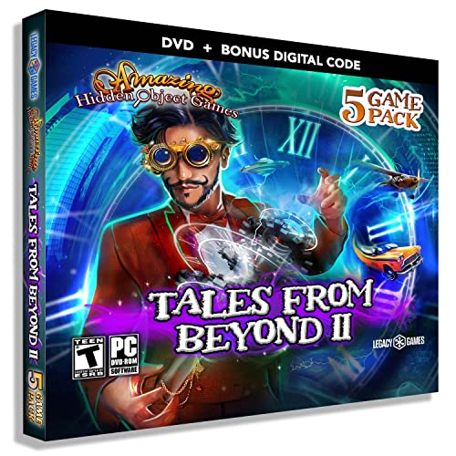 Jogos de objeto ocultos de ficção científica para PC: Contos de Beyond Vol. 2, 5 jogos DVD Pack + Códigos de download digital