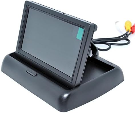 Auto Wayfeng® 2CH Vídeo 4.3 dobrável TFT LCD colorido HD CCD CEM VISTA TRASEIRA câmera traseira Monitor de carro